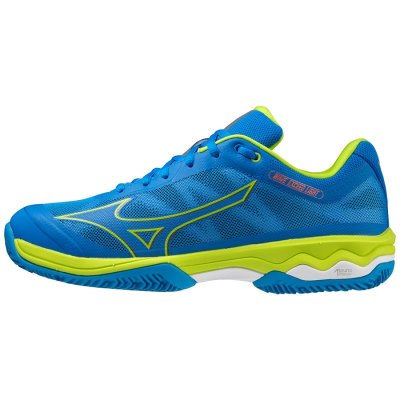 Zapatillas Padel Mizuno WAVE Exceed Light Padel Hombre - Azules / Verdes Claro / Blancos - Chile M9